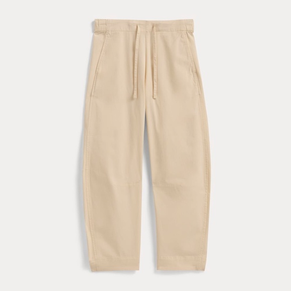 Everlane Women's Easy Barrel Pant in Canvas, Size Small, Cotton/Twill - Picture 2 of 3
